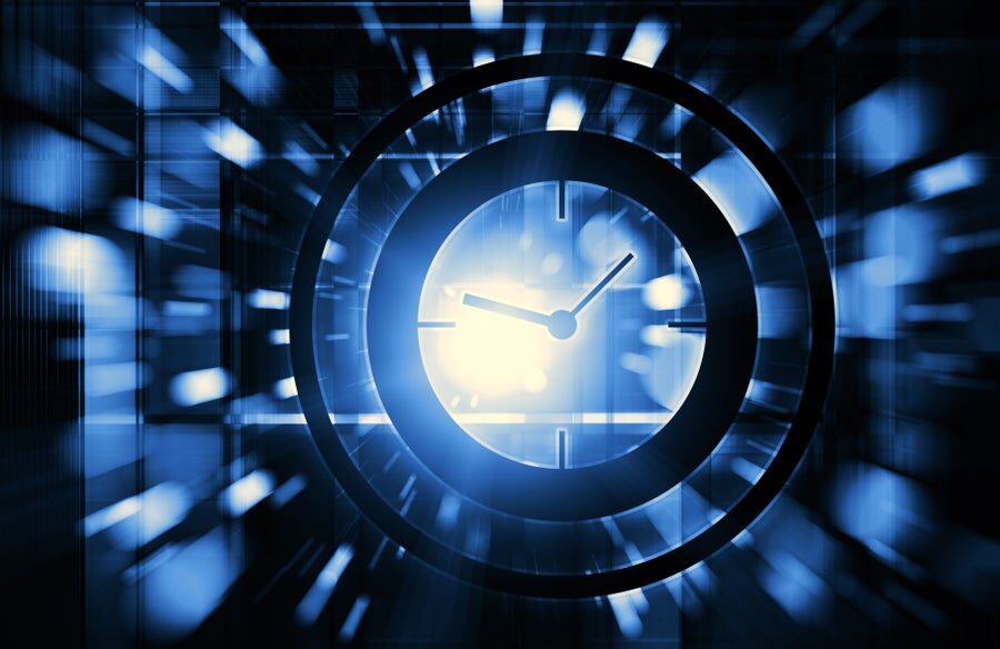 negative time