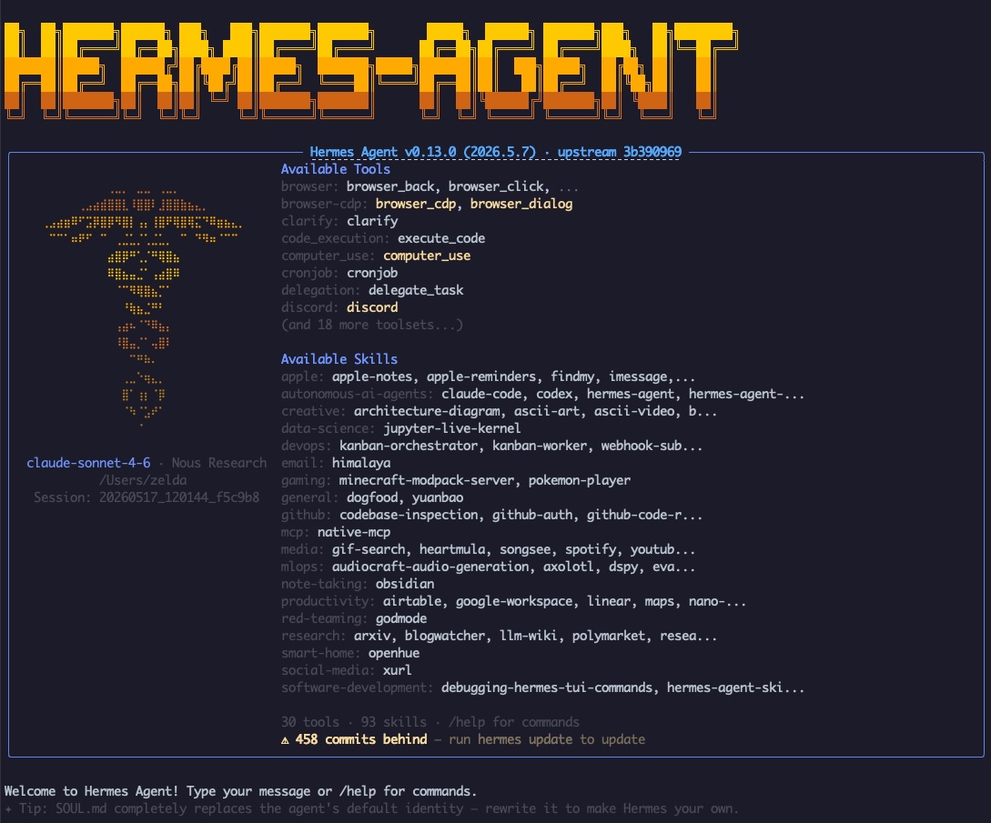 Hermes AI agent