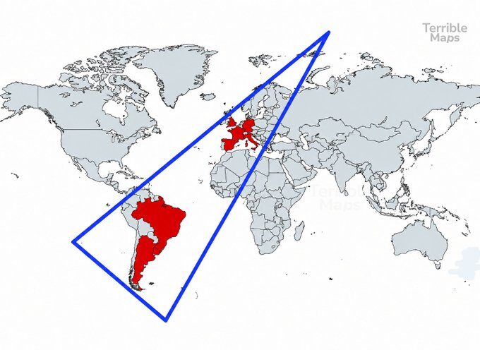 World Cup map